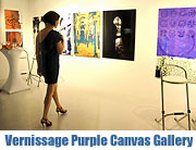 Sommerfest anlässlich einer Vernissage der Arabic Asian Summer Exhibition vom 1.06.-31.08.2011 in die neu eröffnete Schwabinger Purple Canvas Gallery (©Foto: Ingrid Grossmann)